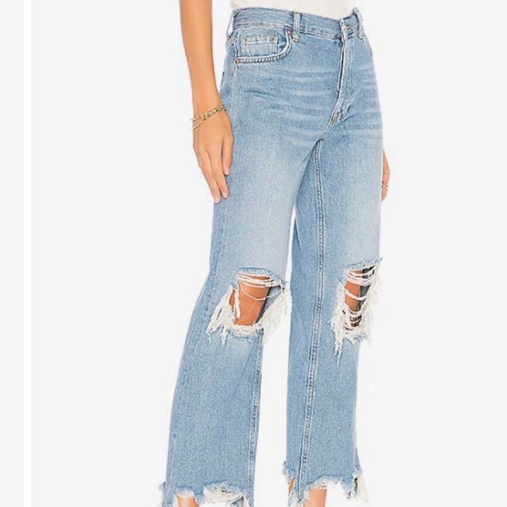 Free People Maggie Straight Jean